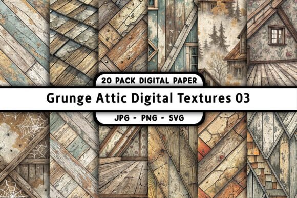 Download Grunge Attic Digital Textures 03 - Texture Collection