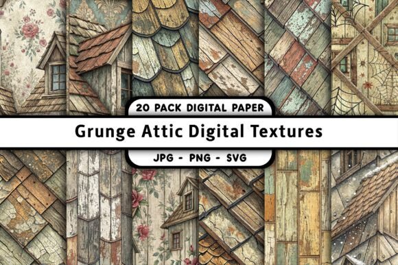 Download Grunge Attic Digital Textures - Texture Collection