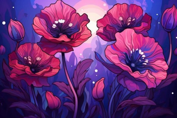 Download Botanical Textures Floral Poppy Nature - Texture Collection