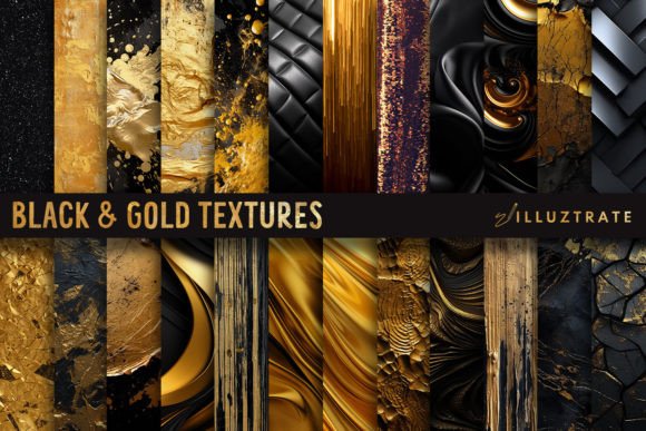 Download Black and Gold Digital Textures | Gold - Texture Collection