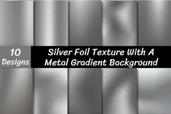 Download Metallic Silver Foil Texture Background - Texture Collection