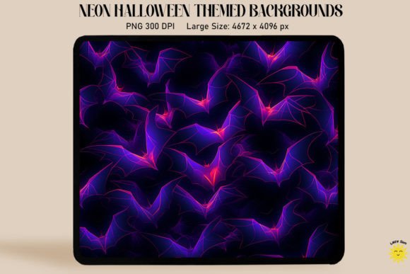 Download Neon Spooky Bats Halloween - Spooky bats Collection