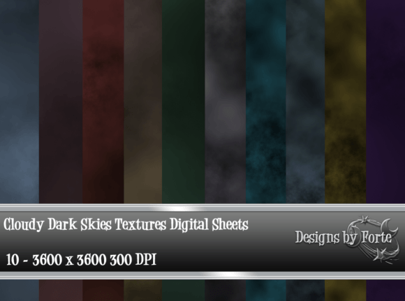 Download Cloudy Dark Skies Seamless Textures - Texture Collection
