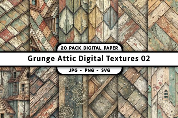 Download Grunge Attic Digital Textures 02 - Texture Collection