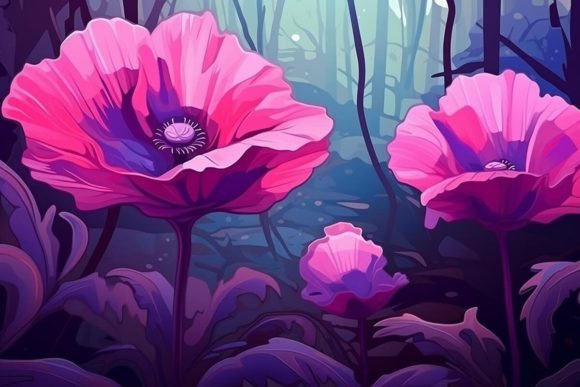 Download Poppy Field Scenes Flower Textures - Texture Collection