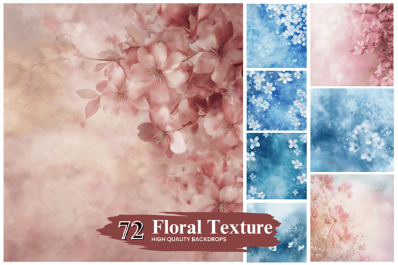 Download 50+ Floral Textures Digital Backdrops - Texture Collection