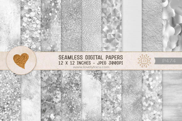 Download Silver Glitter and Metallic Textures - Texture Collection