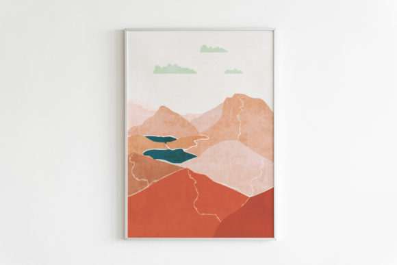 Download Printable Boho Mountains Poster - Premium Bundle