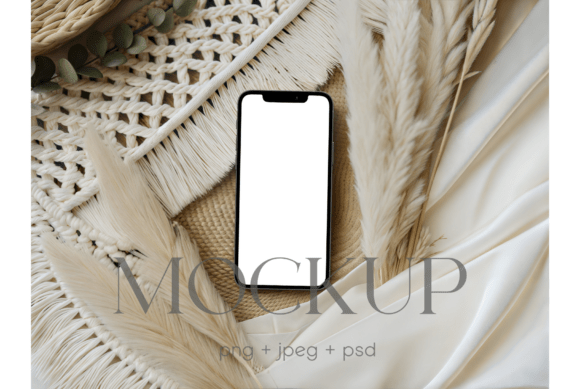 Download Minimal Boho Phone Invitation Mockup - Premium Resources