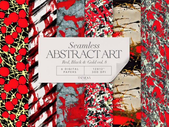 Download Modern Red Abstract Art Digital Textures - Texture Collection