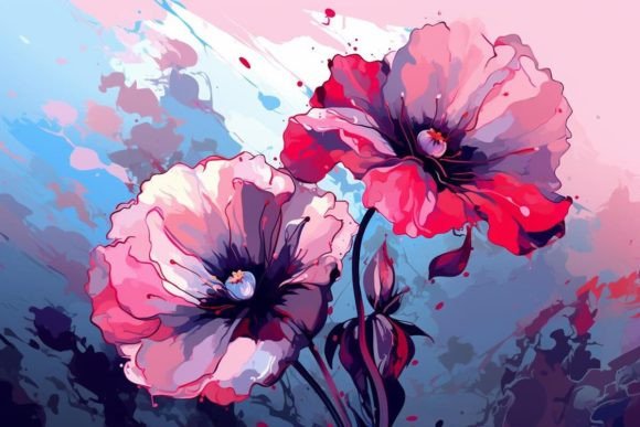 Download Poppy Field Scenes Flower Textures - Texture Collection