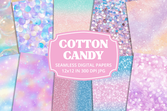 Download Cotton Candy Pastel Glitter Textured Paper - Texture Collection