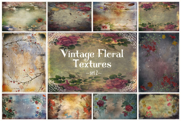 Download Vintage Floral Textures - Texture Collection