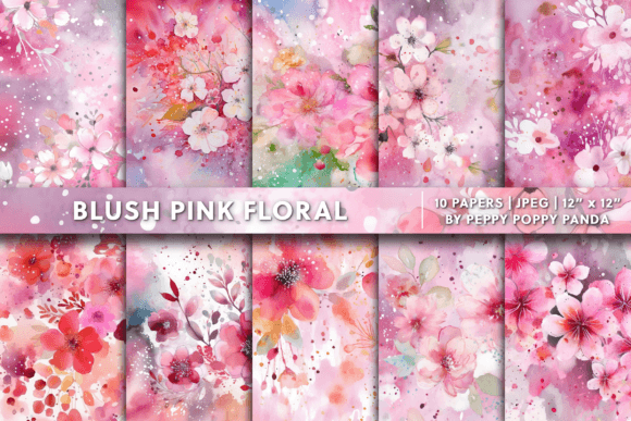 Download Blush Pink Floral Background Texture - Texture Collection