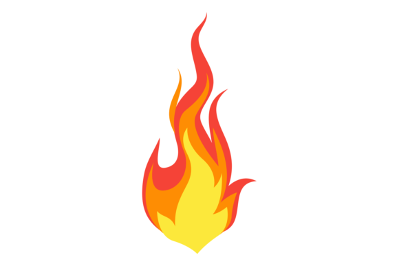 Download Bright Flame. Cartoon Fire. Burning Torc - Bright Collection