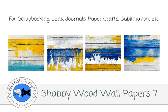 Download Shabby Chic Wood Digital Textures 7 - Texture Collection