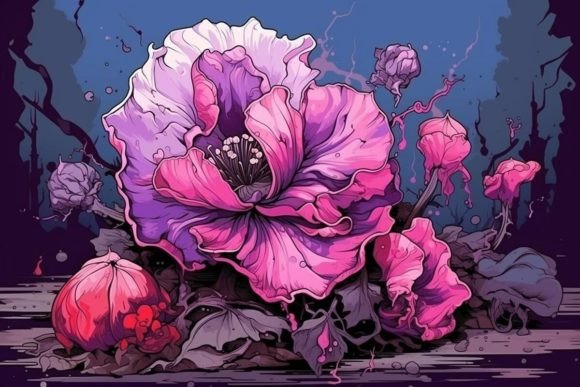 Download Botanical Textures Floral Poppy Nature - Texture Collection