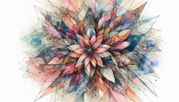 Download Polygonal Floral Textures - Texture Collection