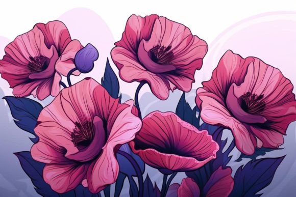 Download Poppy Field Scenes Flower Textures - Texture Collection