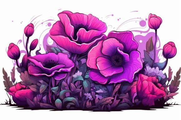 Download Poppy Field Scenes Flower Textures - Texture Collection