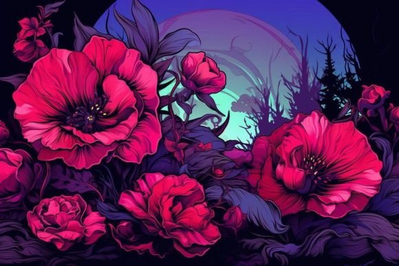 Download Poppy Field Scenes Flower Textures - Texture Collection